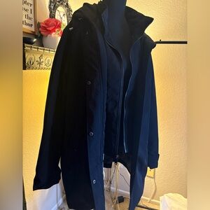 HFX Women’s Black Winter Coat – Warm, Waterproof, Hooded Parka